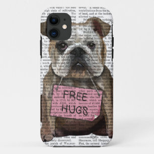 Bulldogge geben Umarmungen frei Case-Mate iPhone Hülle