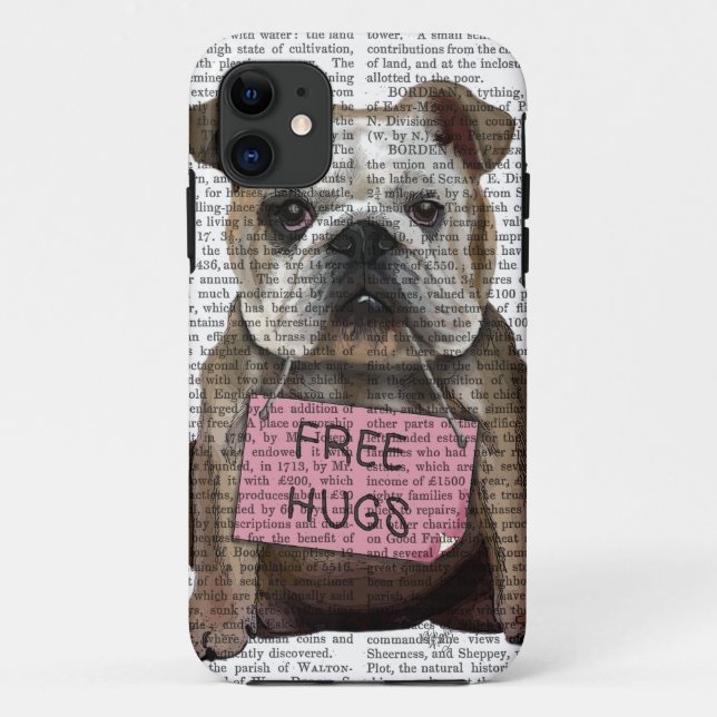Bulldogge geben Umarmungen frei Case-Mate iPhone Hülle (Rückseite)