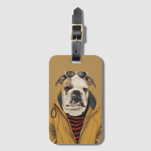 Bulldogge Gepäckanhänger
