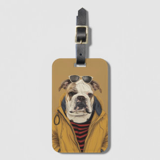 Bulldogge Gepäckanhänger