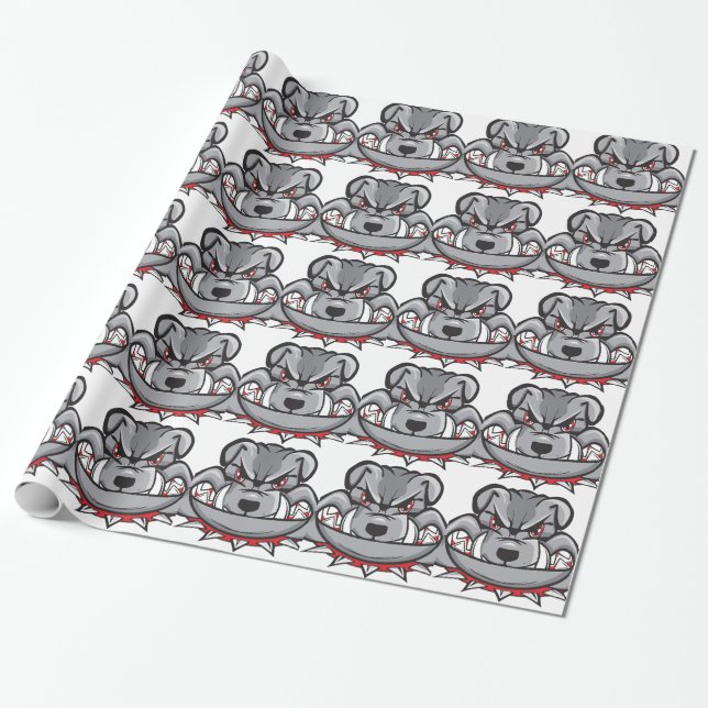 Bulldogge Geschenkpapier (Ungerollt)