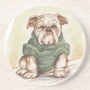 Bulldogge Getränkeuntersetzer
