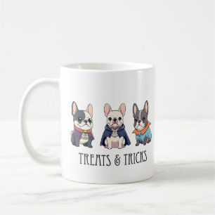 Bulldogge halloween Leckereien & Tricks Kaffeetasse