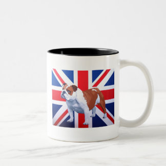 Bulldogge Henrys Briten Zweifarbige Tasse