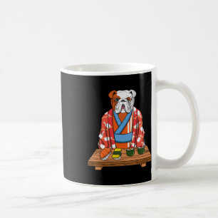 Bulldogge Hund Kimono Kawaii Japanischer Foodie Su Kaffeetasse