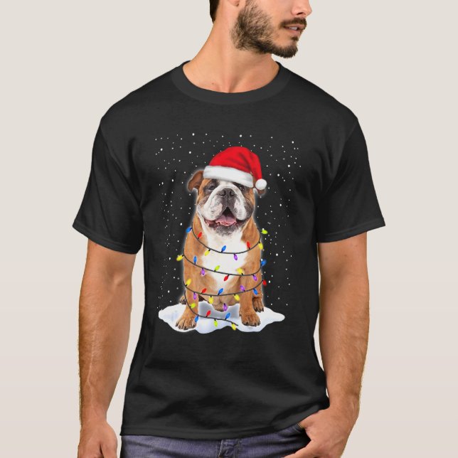 Bulldogge Hund T-Shirt (Vorderseite)