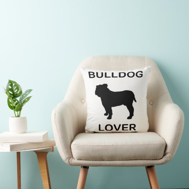 Bulldogge Kissen (Stuhl )