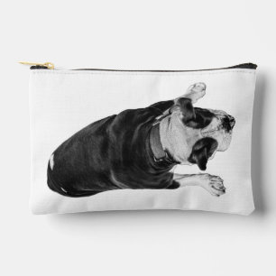 Bulldogge mit lustigem Gesichtsausdruck Zubehörtasche