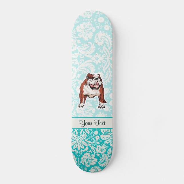 Bulldogge; Niedlich Skateboard (Vorderseite)