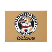 Bulldogge Personalisiertes Leben besser mit einem