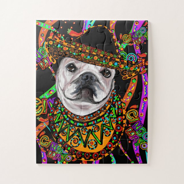 Bulldogge  puzzle (Vertikal)