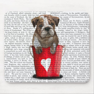 Bulldogge Rot-Liebe Mousepad