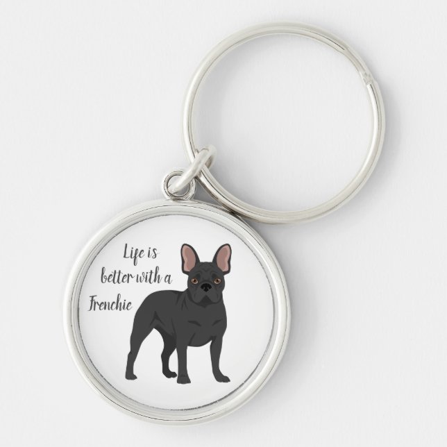 Bulldogge Schlüsselanhänger (Vorne)