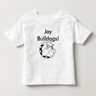 Bulldogge spürt Shirt auf