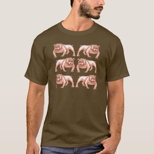Bulldogge T-Shirt (Vorderseite)
