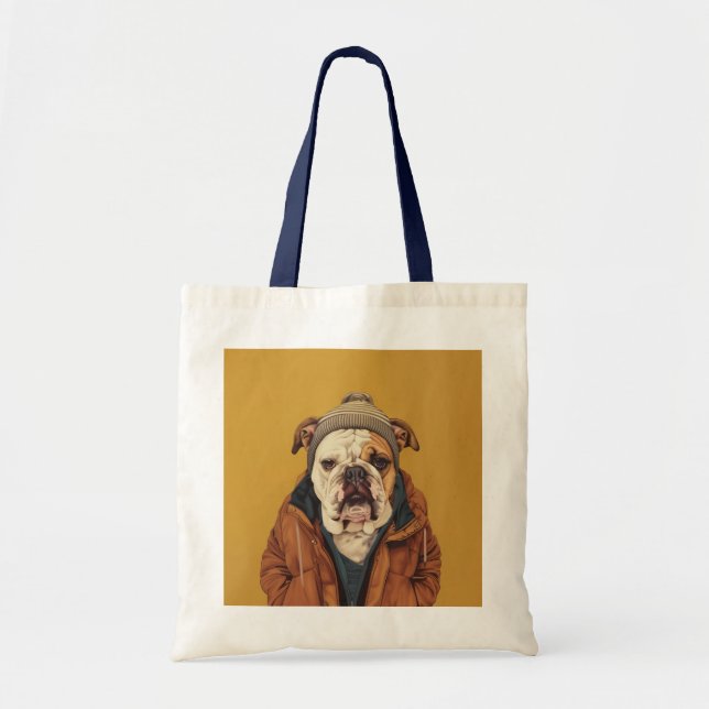Bulldogge Tragetasche (Vorne)