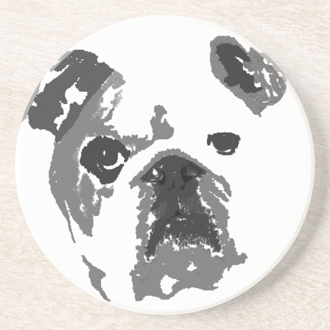 Bulldogge Untersetzer (Vorne)