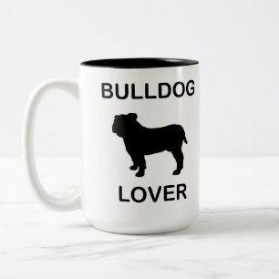 Bulldogge Zweifarbige Tasse