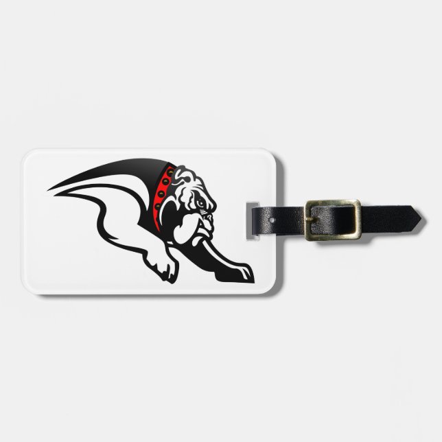 Bulldoggen 1 gepäckanhänger (Vorderseite horizontal)