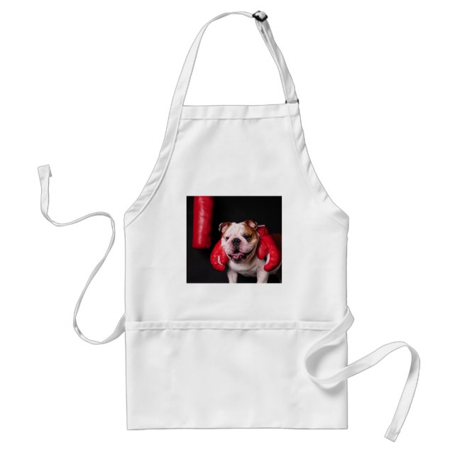 Bulldoggen-Boxer Schürze (Vorne)