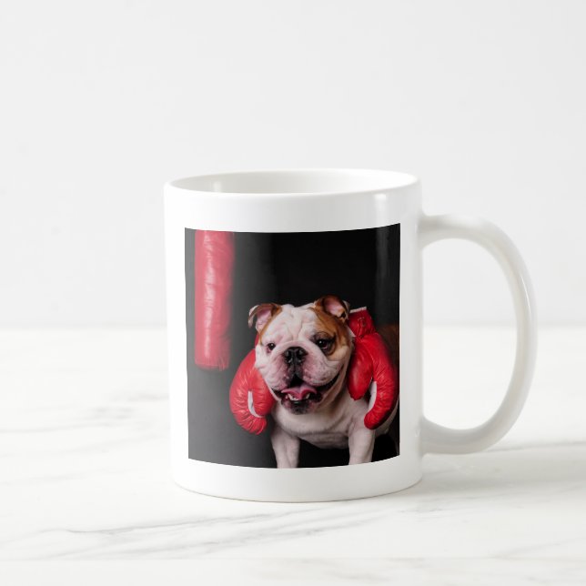 Bulldoggen-Boxer Tasse (Rechts)