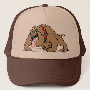 Bulldoggen-Cartoon-Kunst Truckerkappe