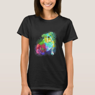 Bulldoggen für englische Bulldogin Momanddad Bull T-Shirt