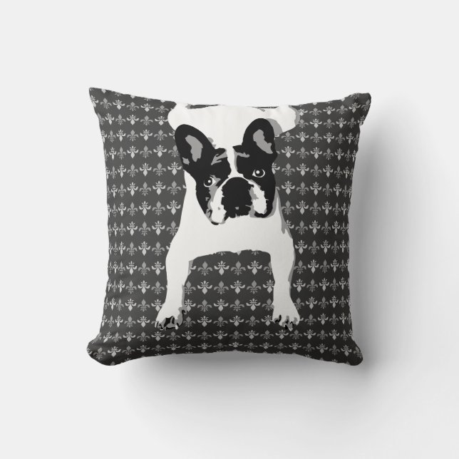 Bulldoggen Kissen Nevil (Vorderseite)