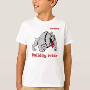 Bulldoggen-Maskottchen-Shirt T-Shirt