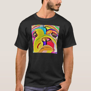 Bulldoggen-Nahaufnahme T-Shirt