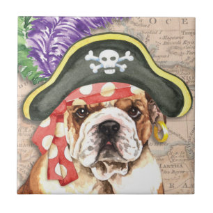Bulldoggen-Pirat Fliese
