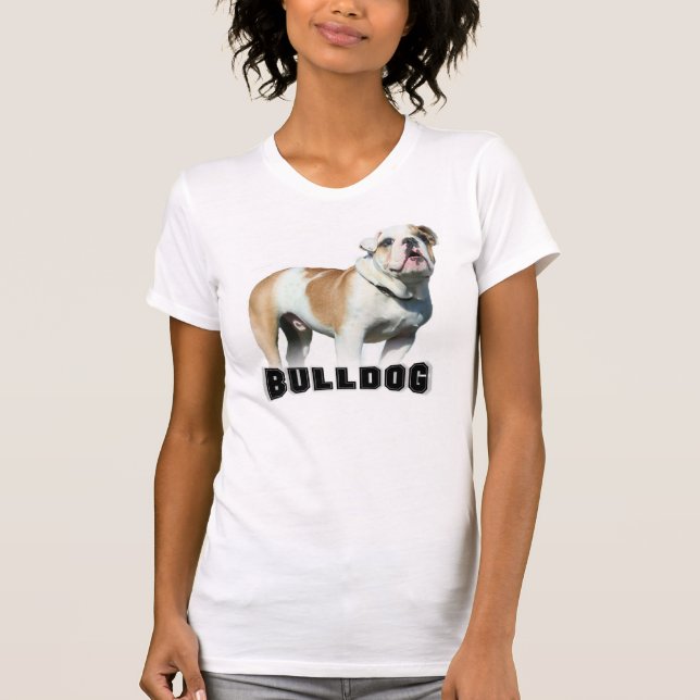 Bulldoggen-Trägershirt T-Shirt (Vorderseite)