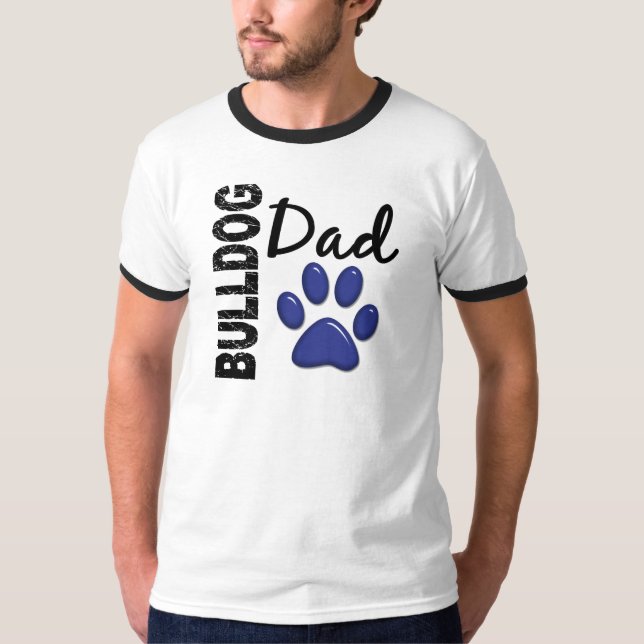 Bulldoggen-Vater 2 T-Shirt (Vorderseite)