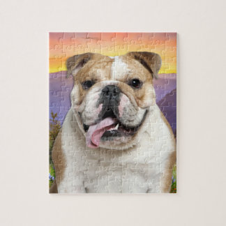 Bulldoggen-Wiese Puzzle