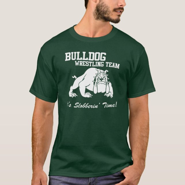 Bulldoggen-Wrestling-Team T-Shirt (Vorderseite)