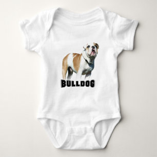 Bulldoggenbaby-Shirt Baby Strampler