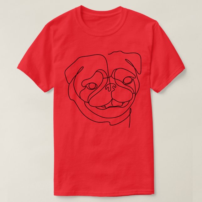 Bulldoggesicht T-Shirt (Design vorne)