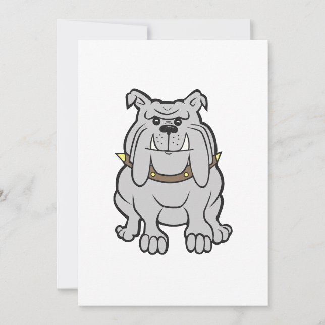 Bulldogin-Cartoon (Vorderseite)