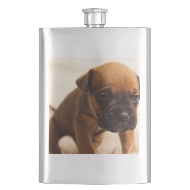 Bulldogin Flachmann (Vorderseite)