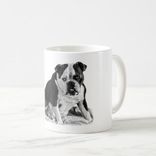 Bulldogin Reverie, weich schattig Kaffeetasse