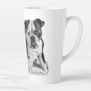Bulldogin Reverie, weich schattig Milchtasse