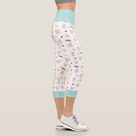 Bulldoginnen-Liebhaber Capri Leggings