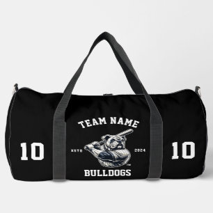 Bulldogs "Customizable Baseball" Duffle Bag