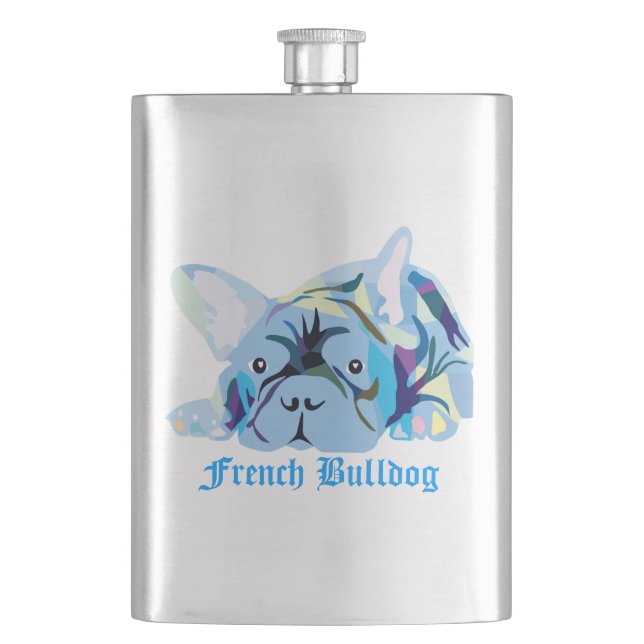 Bulldogs Flachmann (Vorderseite)
