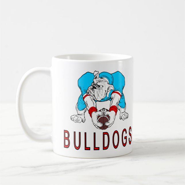 Bulldogs Football Tasse (Links)
