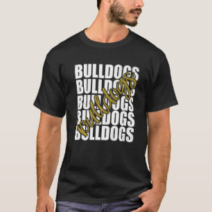 Bulldogs Gold School Sportfans T-Shirt