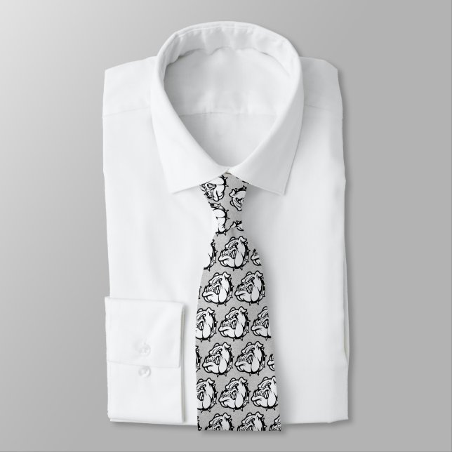 Bulldogs Mascot Necktie Krawatte (Gebunden)