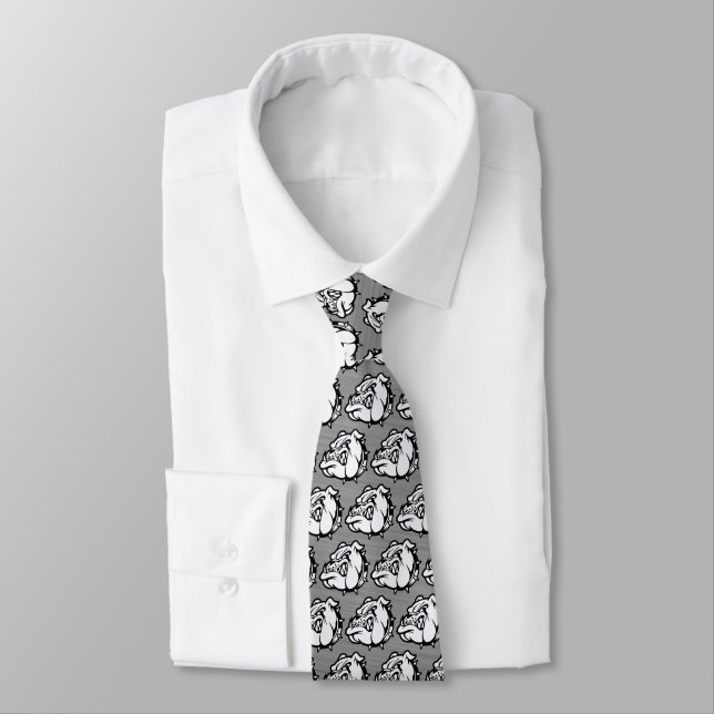 Bulldogs Mascot Necktie Krawatte (Gebunden)