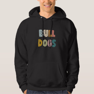 Bulldogs Mascot School Spirit Sports Cheer Fan Tee