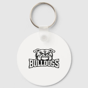 Bulldogs-Maskottchen Zurück zur Schule Teamgeist  Schlüsselanhänger